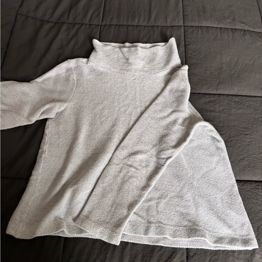 J. Crew Light Gray Turtleneck Sweater